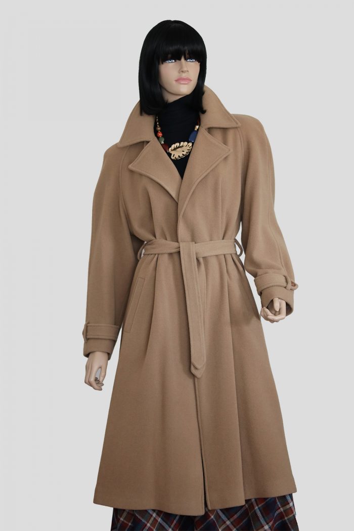 a mannequin wearing a coat