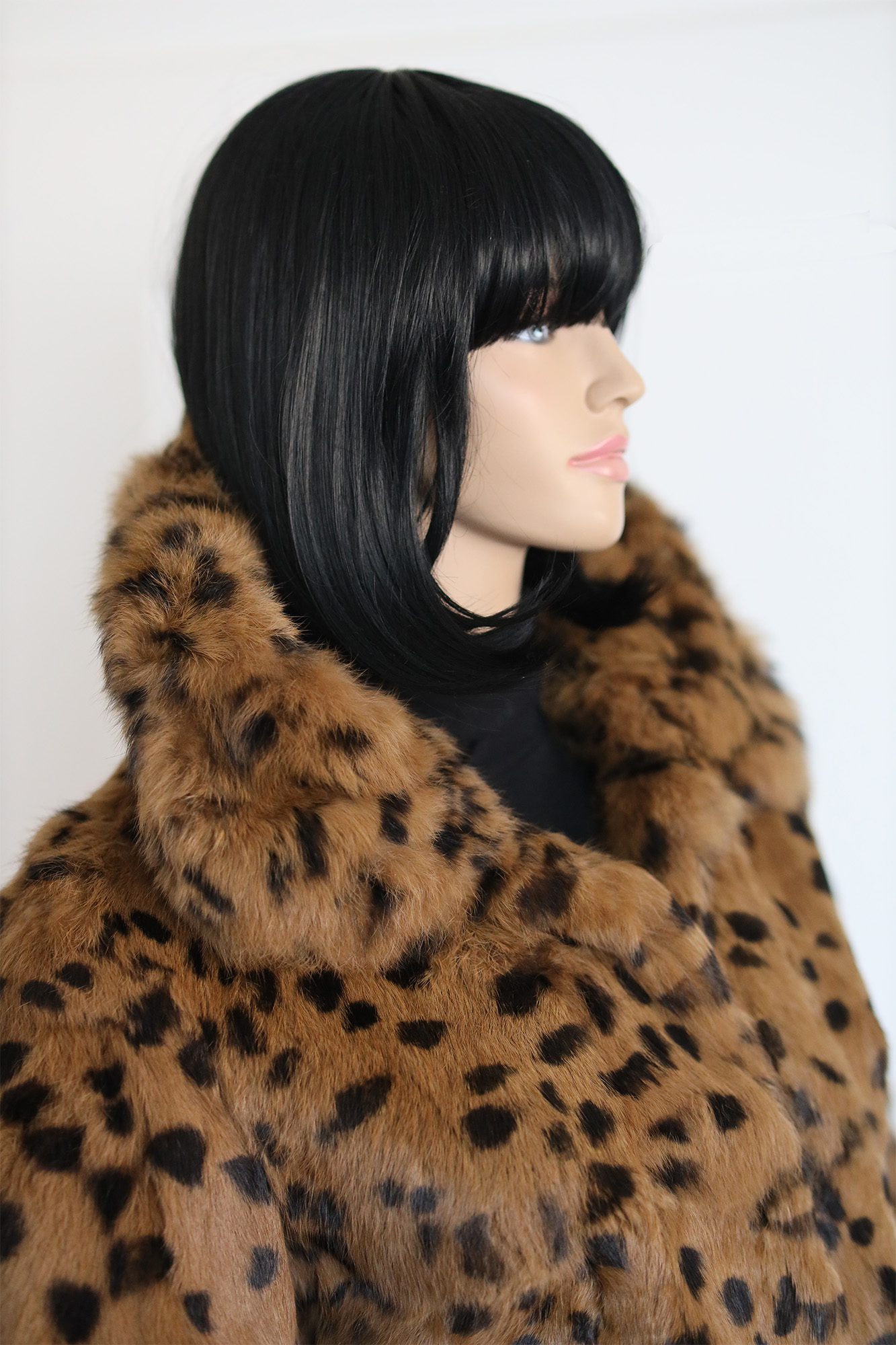 Exklusive Damen Pelzjacke in Leopardenmuster - Arias De Petri, Echtpelz